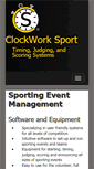 Mobile Screenshot of clockworktiming.com